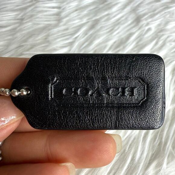 2" COACH y2k Legacy Fob Bag Charm Hang tag Hangtag - Picture 1 of 2